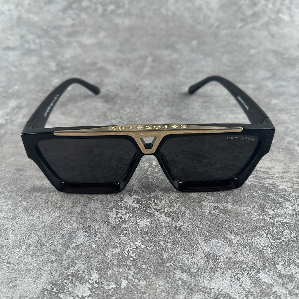 Evidence Sunglasses Black And Gold