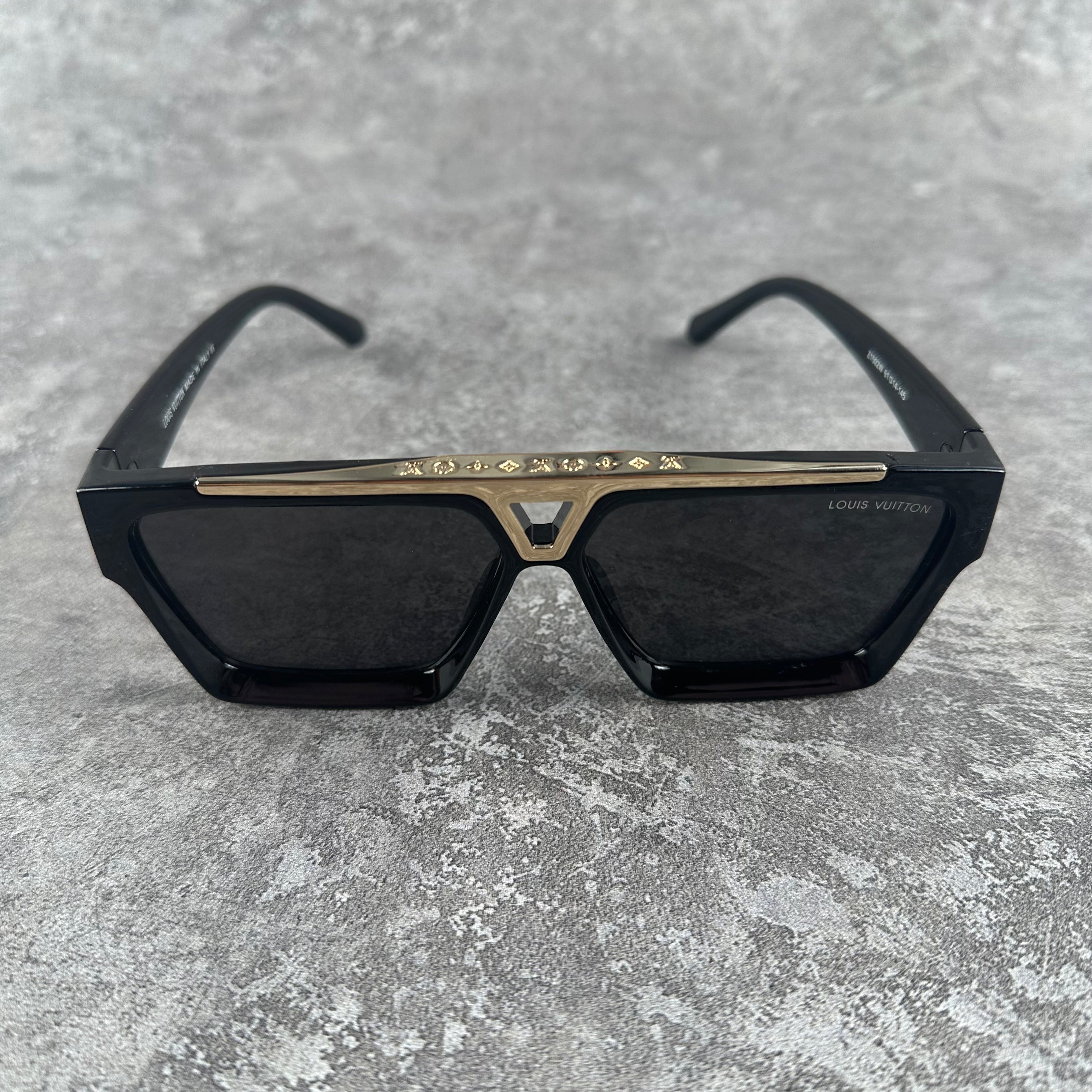 Evidence Sunglasses Black And Gold
