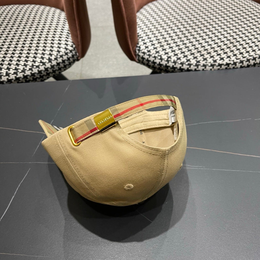 Classic Heritage Embroidered Baseball Cap - Adjustable Khaki Hat