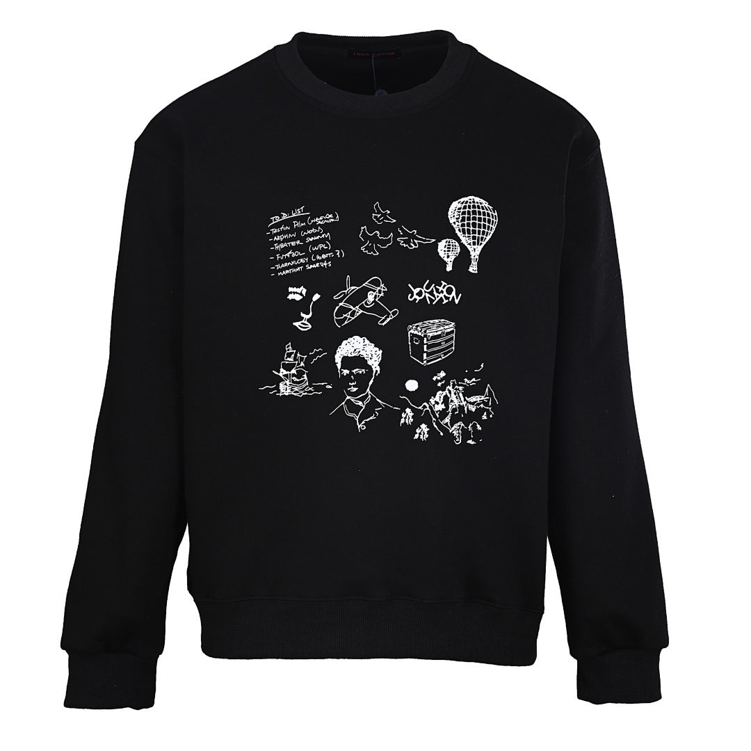 Louis Vuitton Monogram Jacquard Cotton Sweatshirt