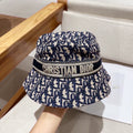 Classic Monogram Jacquard Bucket Hat - Premium Cotton Sun Cap