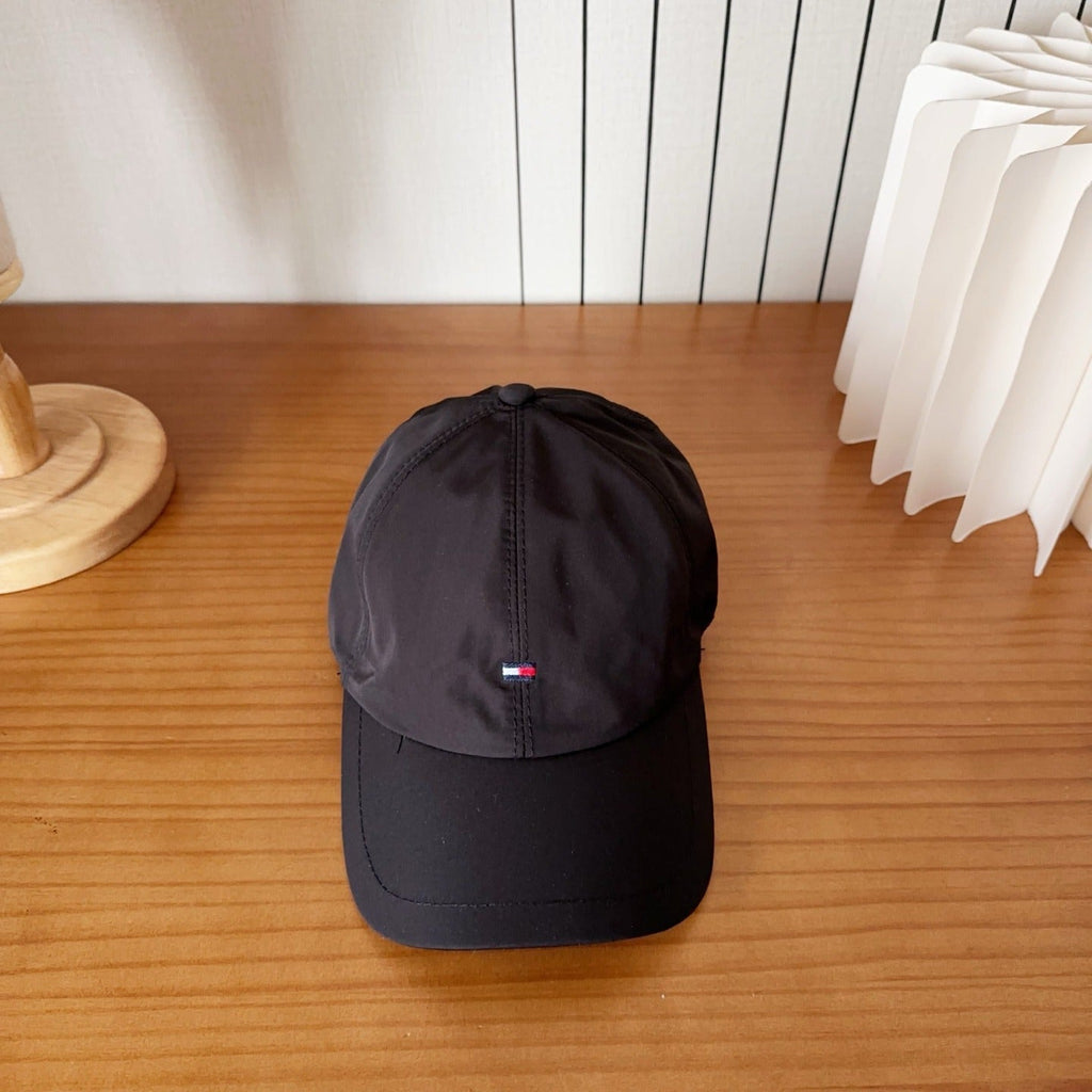 Black Nylon Baseball Cap