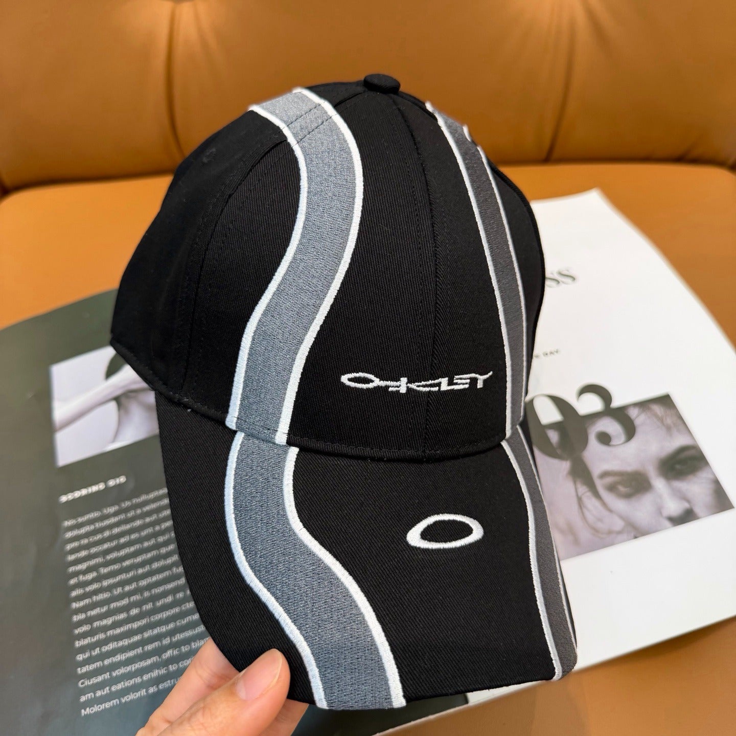 Sport Baseball Cap Wave Stripe Streetwear Hat