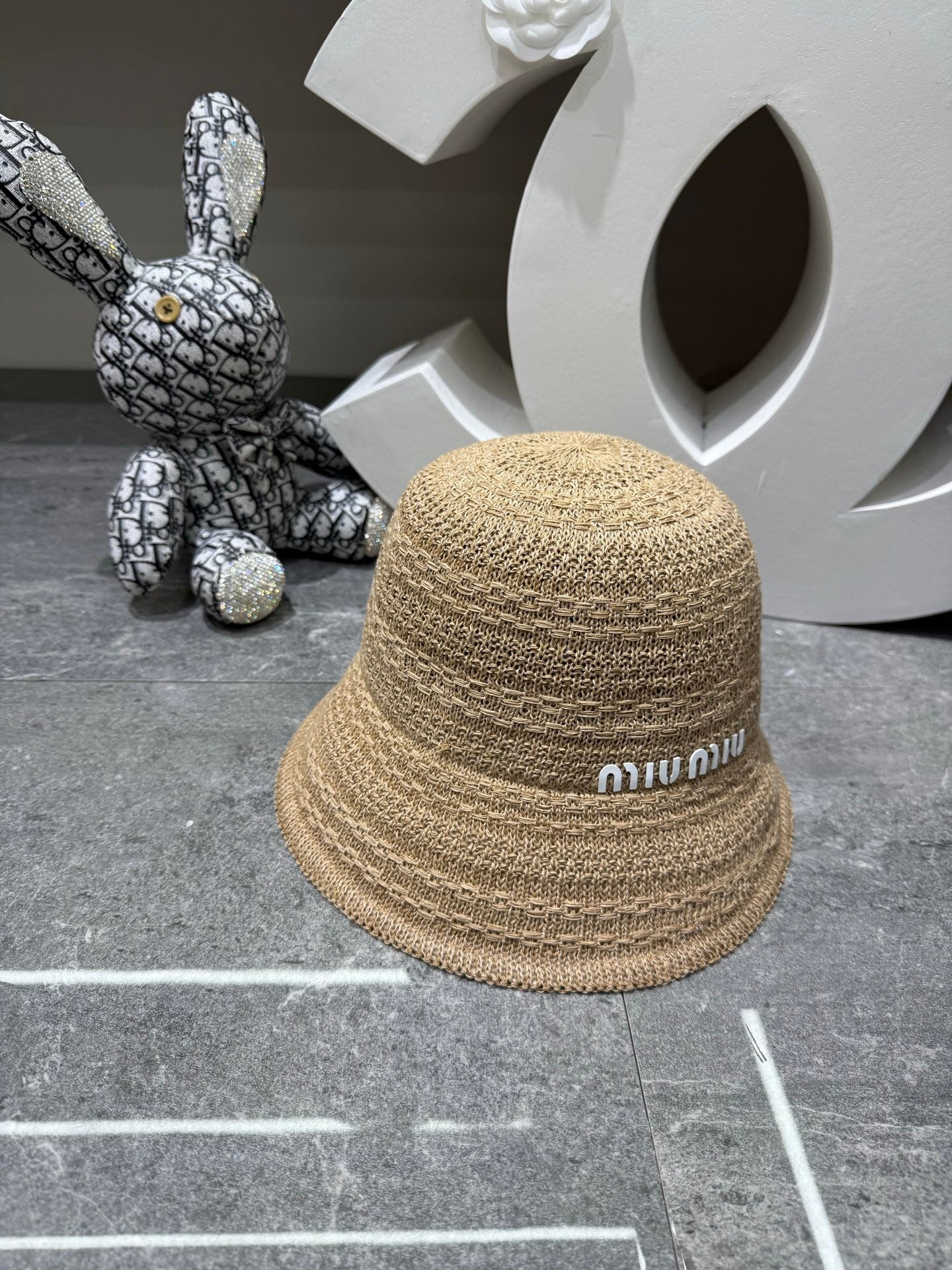 Miumiu Knitted Fisherman Hat
